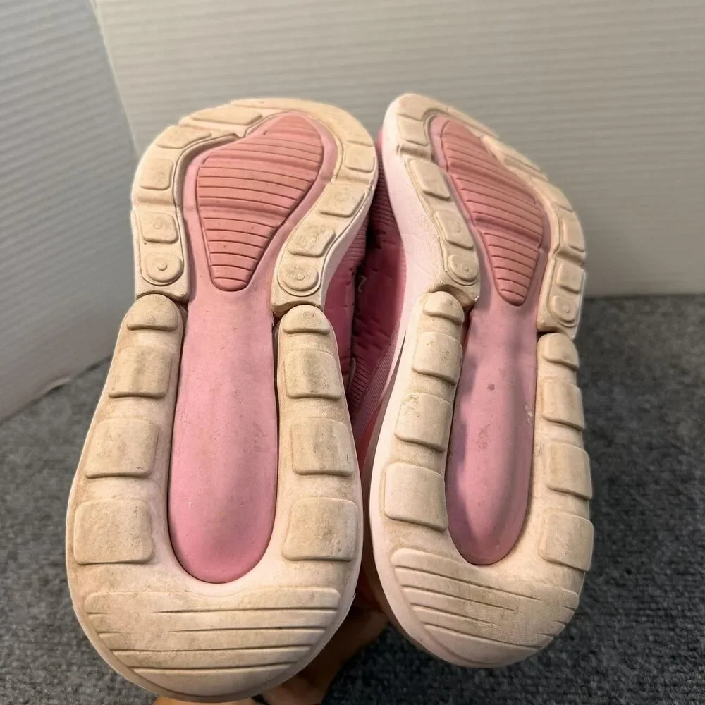 Nike Air Max 270 Shoes Youth Size 6.5Y Pink Mesh Running Sneakers HQ1553-646